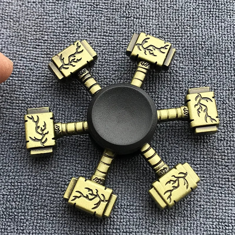 New Bronze Metal Alloy Fidget Spinner R188 Mute Bearing Hand Spinner Fingertip Gyro Stress Relief Toys For Kids Adult