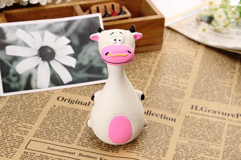 Dog Voice Toy Cartoon Shape Teddy Fadou Teeth Grinding Cleaning Plaything Rubber Anti Bite Training Pets Dogs Toys Pet Supplies