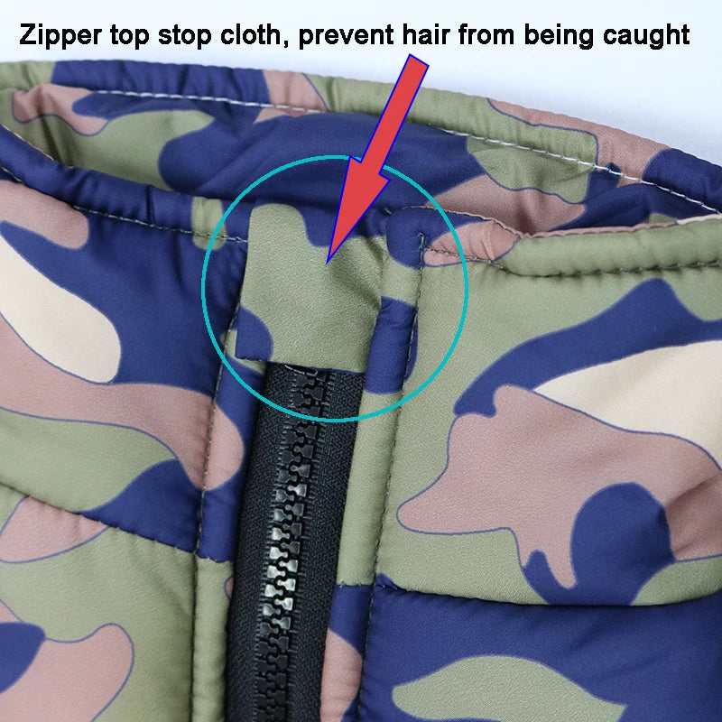 Winter Warm Waterproof Dog Jacket for Small Medium Large Dogs Clothes Chihuahua Vest Labrador French Bulldog Costume Pet Apparel