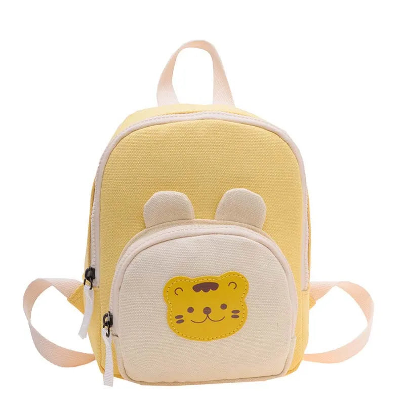 Korean Canvas Kids Backpack Kawaii Children's Handbags for Girl Kindergarten Boy Schoolbag Cartoon Bear Bunny Toddler Bag 2023