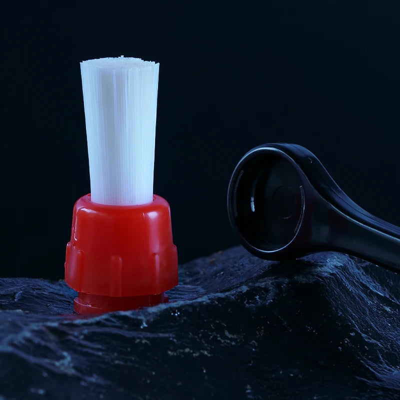 Food Grade Coffee Machine Cleaning Brush Long Handle Replaceable Cleaning Coffee Machine Cleaning Brush