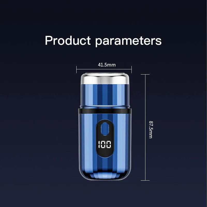 New T6 mini electric shaver 3D floating head shaver type-c fast charging men's rechargeable shaver