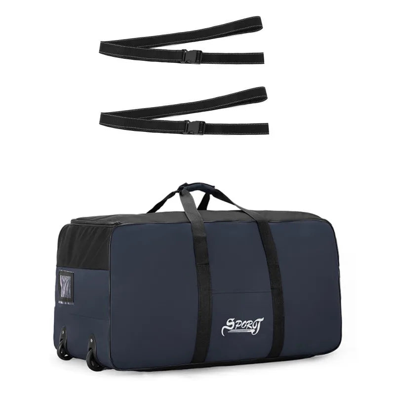 Unisex Wheeled Travel Bag Universal Foldable Luggage Bags with Wheels Large Capacity Waterproof Luggage Storage Carrier Handbag