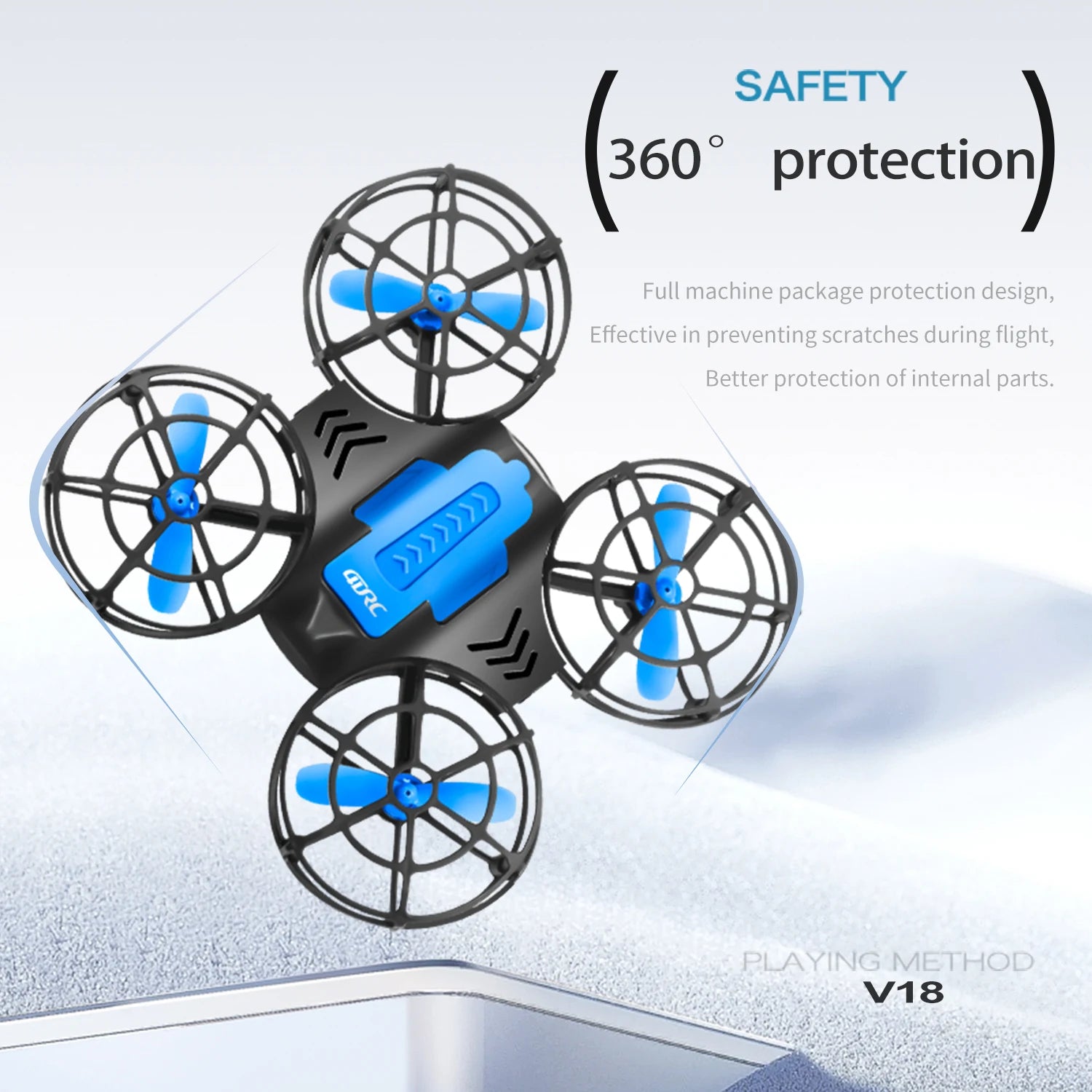 New Mini Rc Drone 4ch 6-Axis Headless Mode Helicopter 360° Flip Remote Control Quadcopter Toy Mini Drone For Children's Gifts