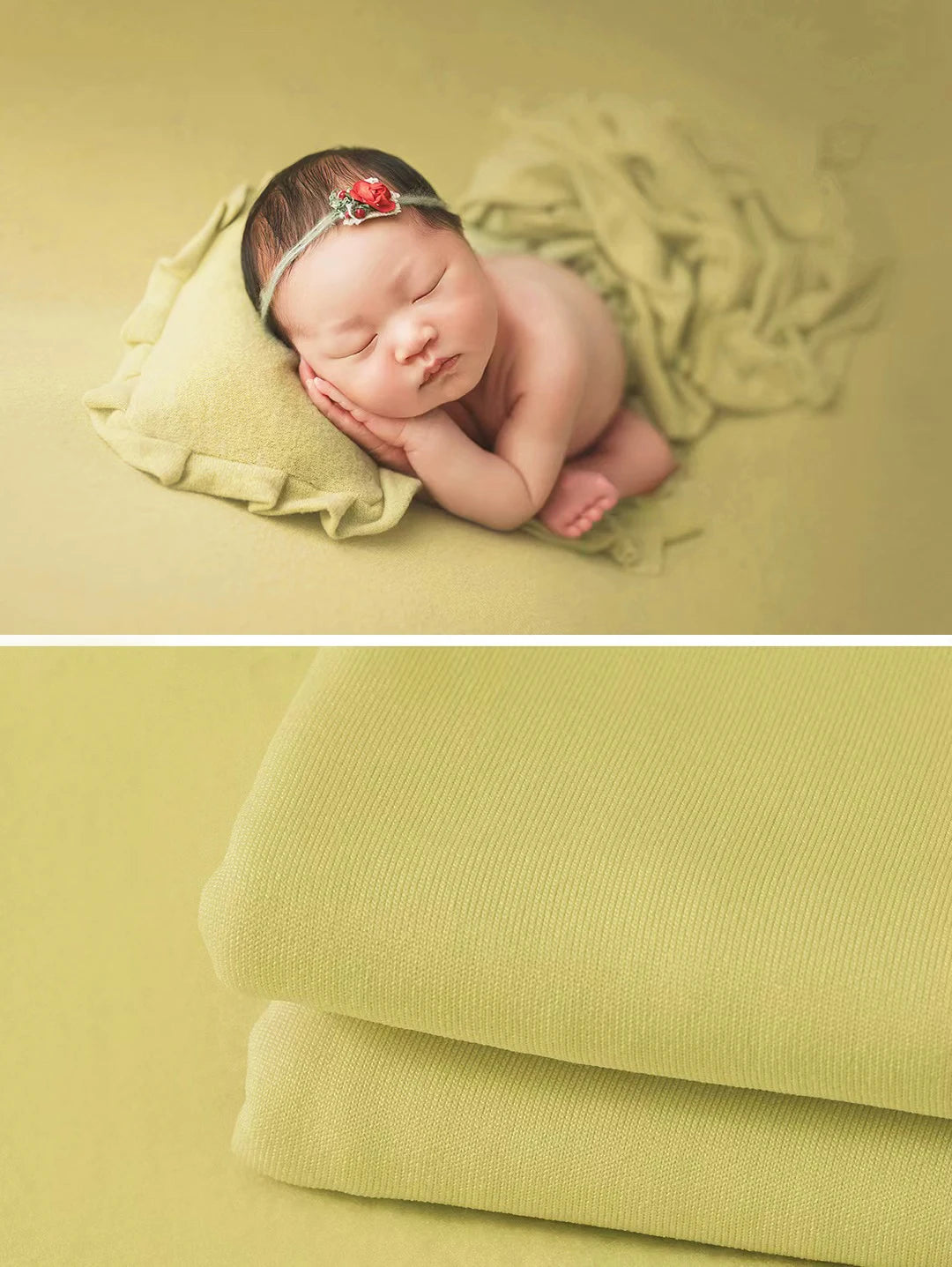 Newborn Photography Props Soft Wrap Blanket Backdrop Stretchable Fabrics for Baby Posing Studio Shooting Photo Accessories