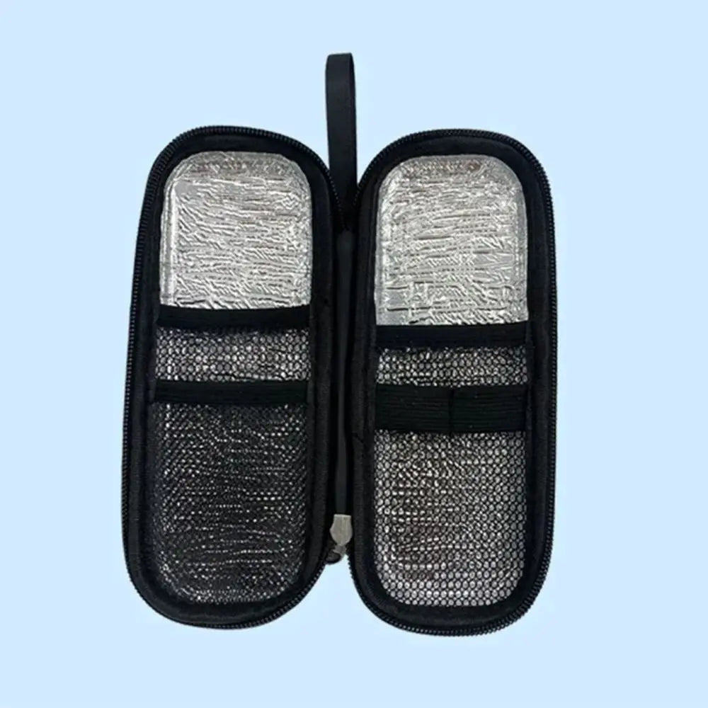 Simple PU Insulin Cooling Bag Waterproof Thermal Insulated Insulin Cooler Medicine Travel Cooler Diabetics