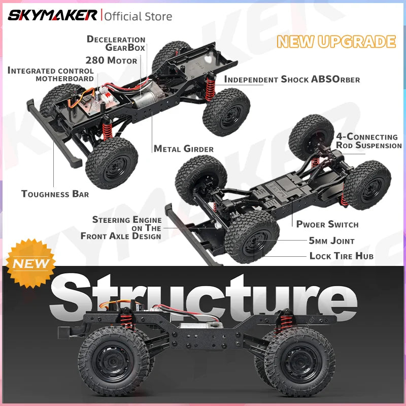 New MN99s MN98 1:12 MN Model RTR Version RC Car 2.4G 4WD RC Rock Crawler Defender Remote Control Car 1/12 RC Truck Cars Toys