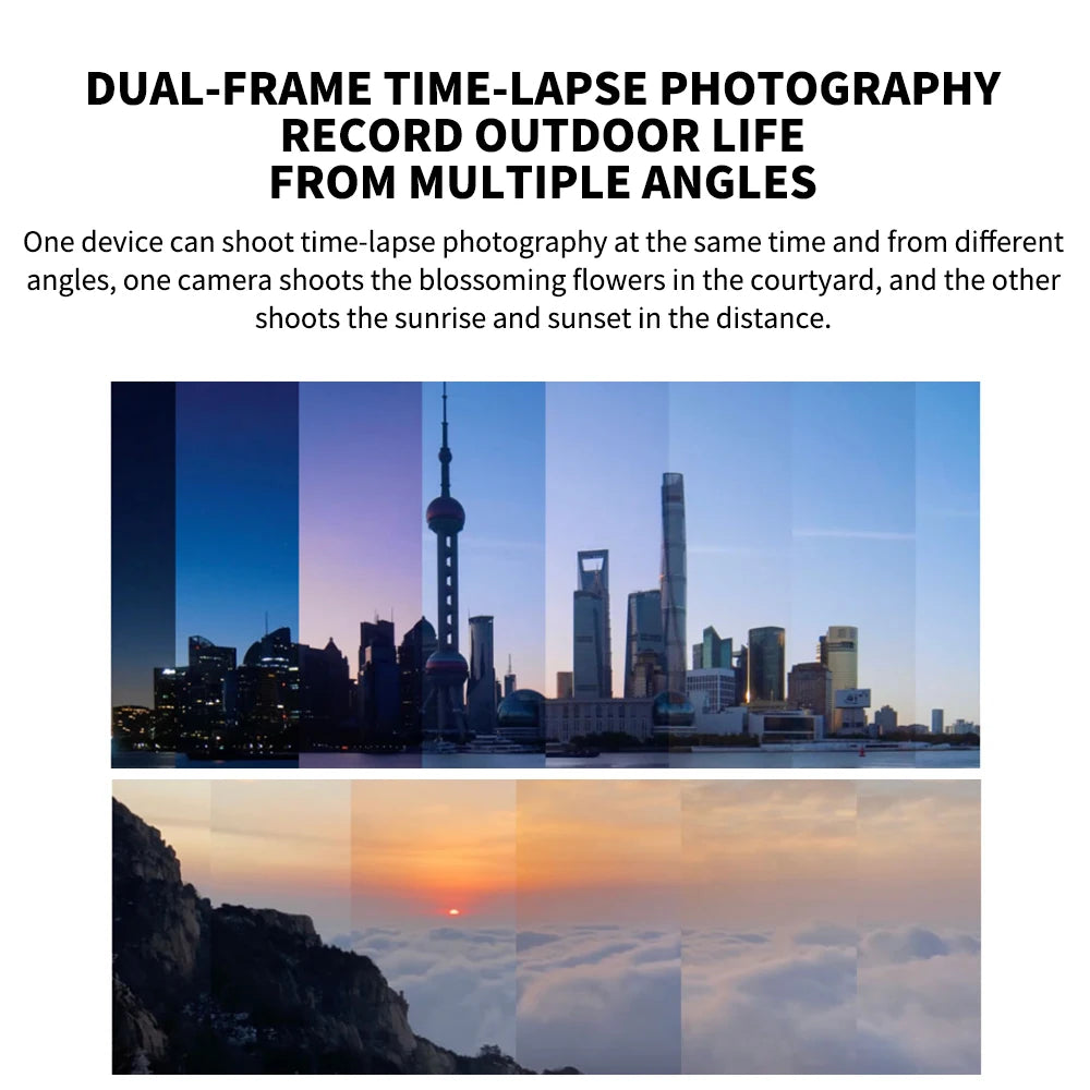 2025 NEW Xiaomi Outdoor CW500 Dual Camera Version IP66 Security Protection CCTV AI Detection Full-Color Night Vision Smart Home