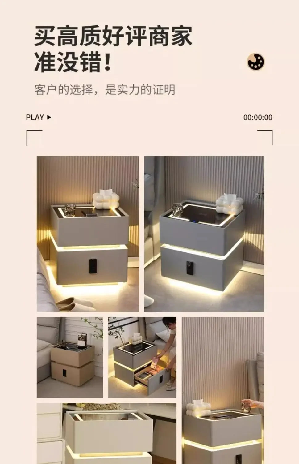 Dresser Bedroom Closets Living Room Bedside Table Small Design Gamer Cabinet Nightstands Side Hanging Nordic Meubles De Chambre