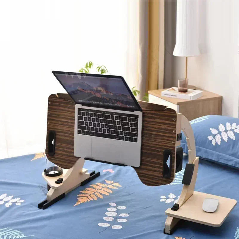 Home Lazy Bed Dining Table Dormitory Study Folding Office Desk Multi Functional Notebook Learning Tool