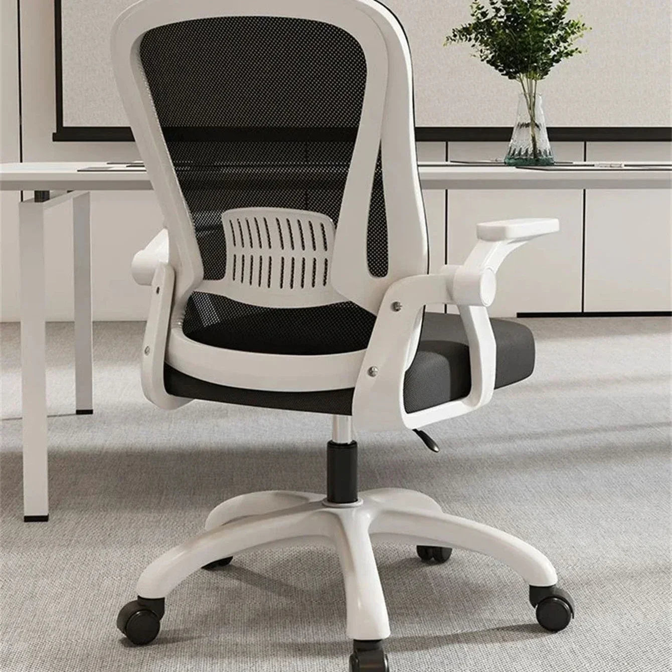 Breathable Office Gaming Chair Ergonomic Elastic Sponge Computer Desk Chair 3D Breathable Mesh Fabric Home and Office Furniture