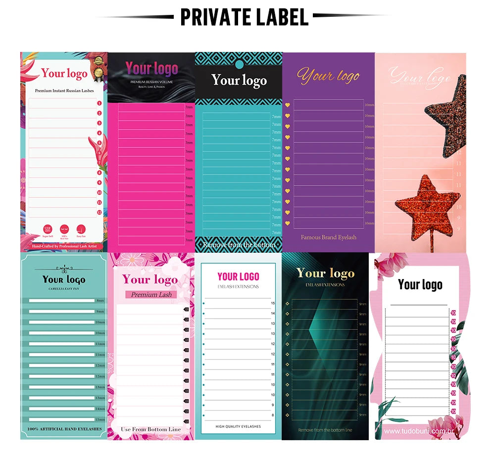 Yelix New 2D Volume Lashes Dark Brown Ultra-thin Y Lash Extension Lightweight Premade Fans Eyelash Extensions Single Tip 2D Y