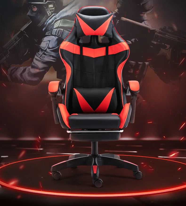 E-sports Chair for Home And Internet Cafe Swivel Computer Chair with Elasticity for Office Live Streaming Cross-border