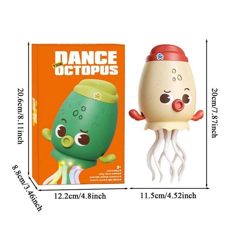 Dancing Octopus Electronic Pets Luminous Fidget Toys Interactive Antistress Stress Relief Toy for Toddler Baby Children Adult