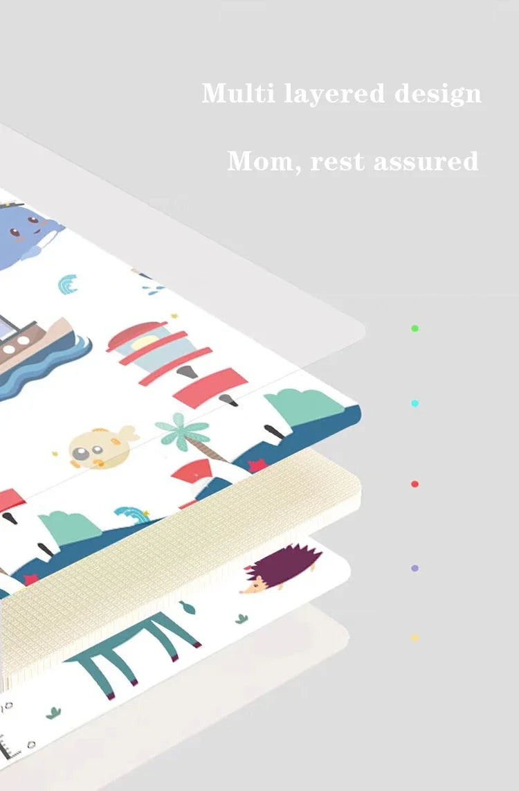 Baby Play Mat Activity Gym Kids Crawling Mats Carpet Baby Game Carpet for Children Rug Floor Newborns Toys 2 thickness options