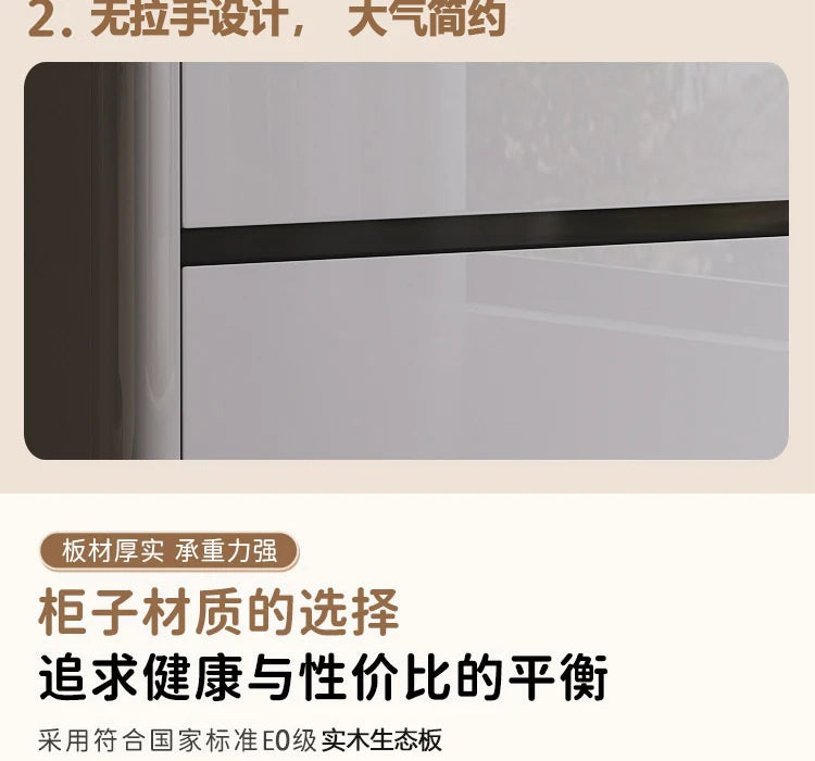 Simple Space Saving Cabinets Living Room Portable Storage Modern Trendy Display Cabinet Simple Luxury Vitrina Furniture