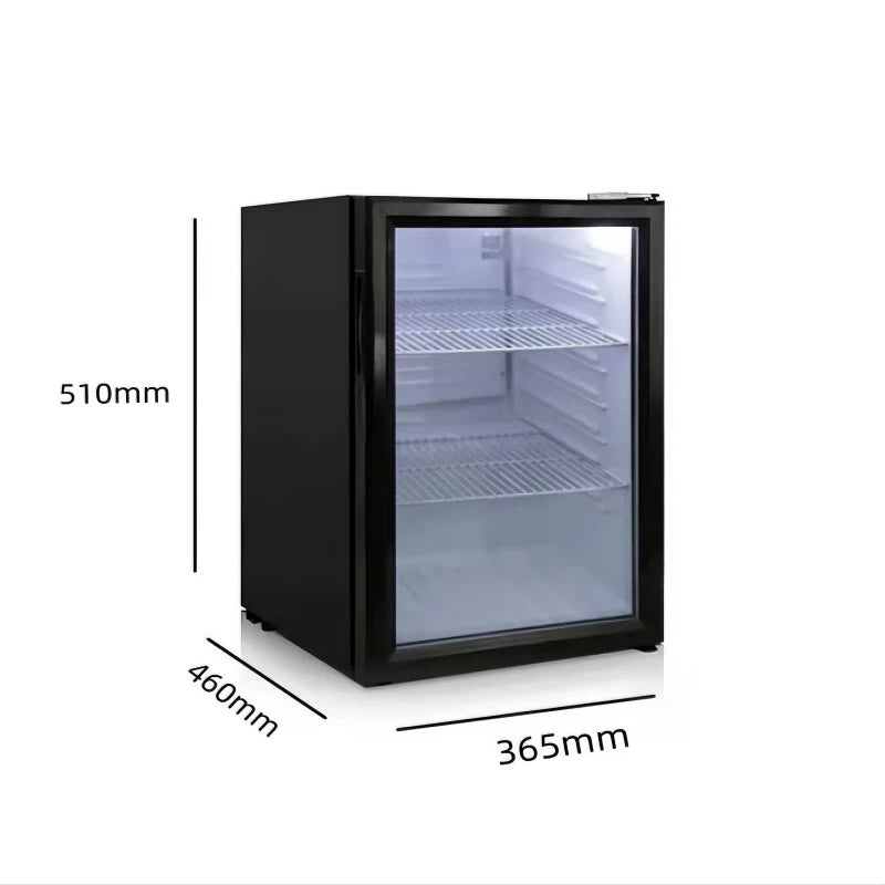 Vanace Compact Refrigerator 35 Liter Mini Bar Beverage Cooler Milk Small Fridge With LED Light