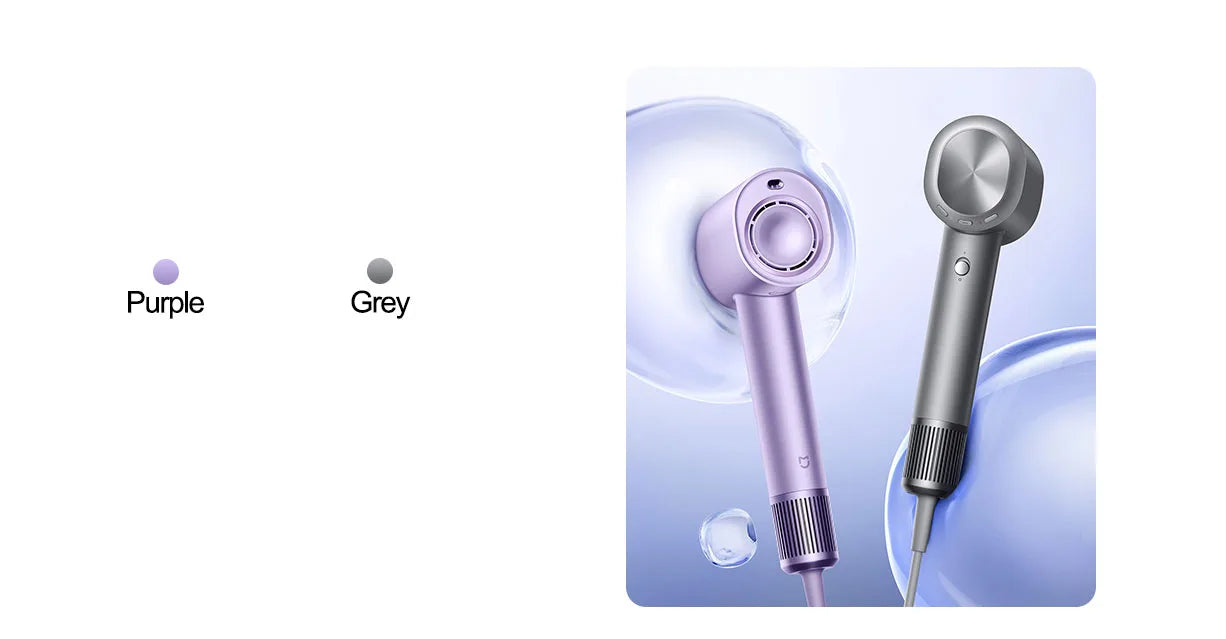 XIAOMI MIJIA High Speed Hair Dryer H701 Water Ion 65m/s Wind Speed 220V Professional Hair Care Quick Drye Negative lon HairDryer
