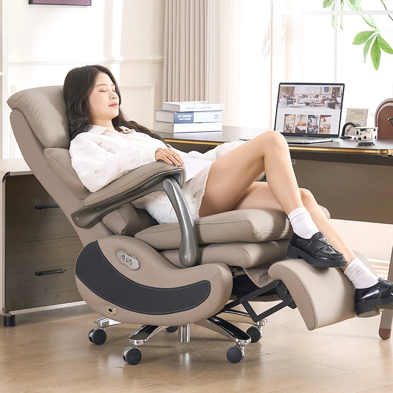 Swivel Luxury Boss Chair Electric Massage Executive Modern High Quality Chair Aesthetics Comfortable Bureau Meuble Furniture