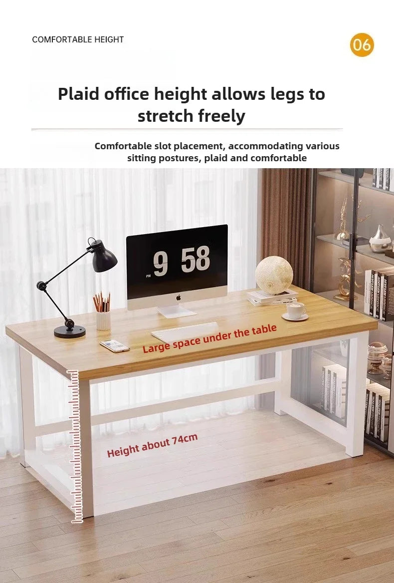 Computer desktop simple desk, home bedroom study desk, student small desk, simple rectangular office desk