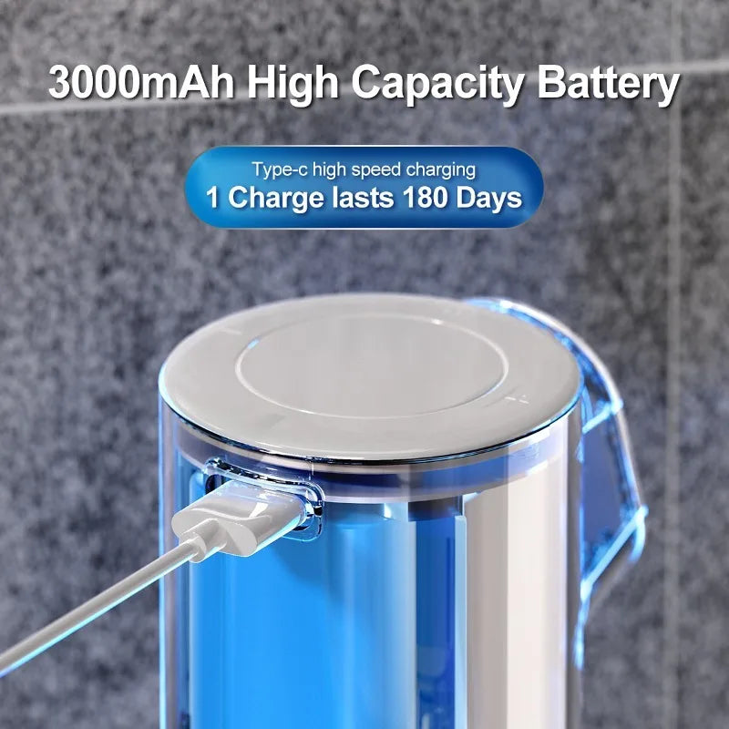 Automatic Soap Dispenser Touchless 320ml Foaming Soap Dispenser Smart Display USB Rechargeable Electric 5 Level Adjustable