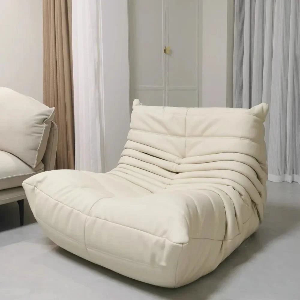 Internet celebrity caterpillar lazy sofa single lying balcony leisure chair can lie down can sleep togo modern simple living roo