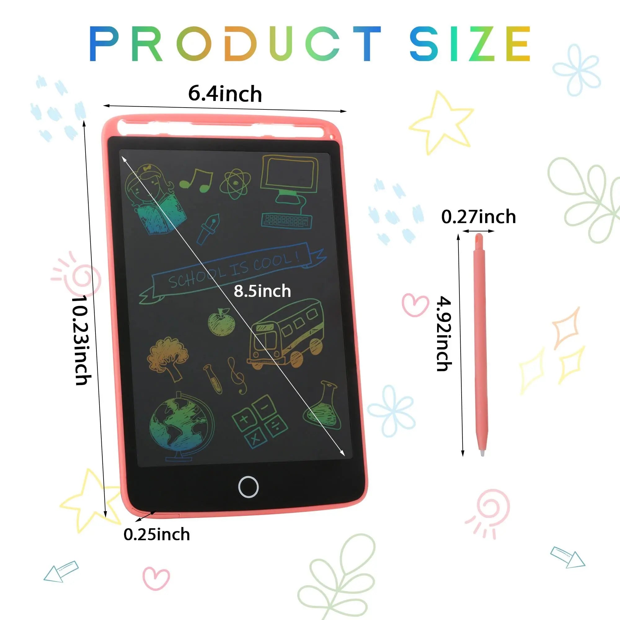 8.5/10/12inch Efes Electronic Drawing Board Toys For Children blackboard Educational Painting LCD Screen Writing Tablet Kid Toys