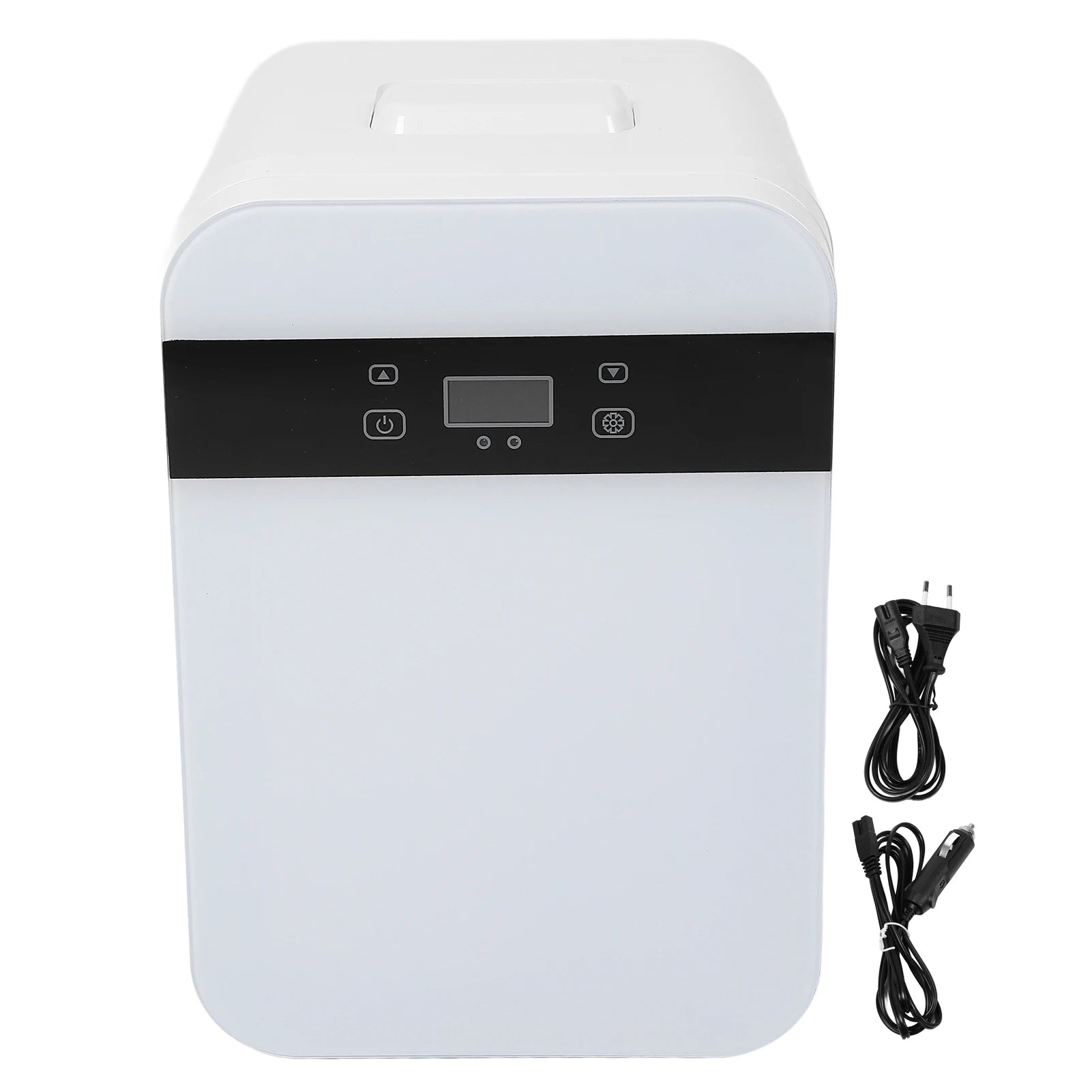 12L Small Fridge Multifunction Efficient Dual Core Digital Display Silent Portable Refrigerator for Bedroom Car Dorm Office