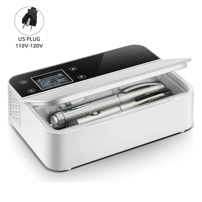Mini Portable Insulin Refrigerator Mini-Fridge Cooler For Insulin Serum Interferon Capsules Battery 7800mAh Capacity 260 ML