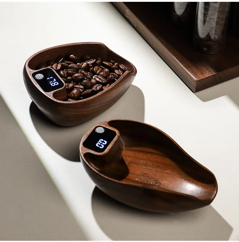 Bincoo Intelligent Electronic Scale Kitchen Scale Professional Coffee Scale Portable Bean Tray Precise Weight Rechargeable