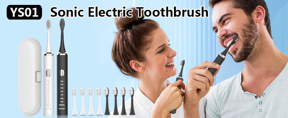Electric Toothbrush Sonic Electric Toothbrush For Teeth Brushes Vibration Dental Tooth Cleaner USB Rechargeable Tooth Brush Case