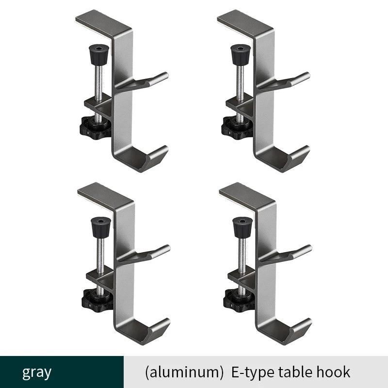 1pcs Punch-free Desk Hook Adjustable Desk Edge Hook Multi - Functional Gaming Headset Hanging Hook Home Office Organizer