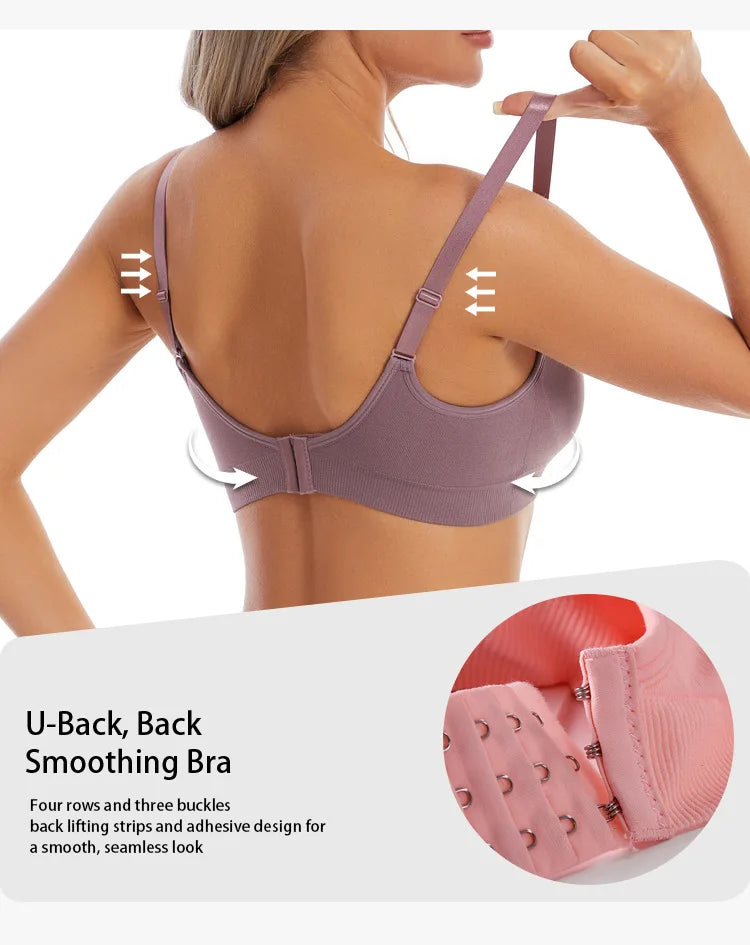 High Quality Maternity Nursing Bras Cotton Breastfeeding Pregnant Underwear Seamless Large Size Breathable Bra Push Up