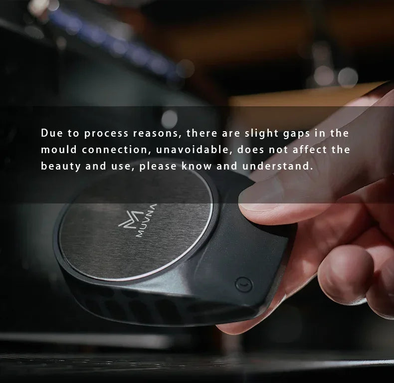 MUVNA-Mini Electronic Espresso Scale Weight 0.1g High Precision  LED Monitor Portable Coffee Scale Customized Receiving Cup Rod