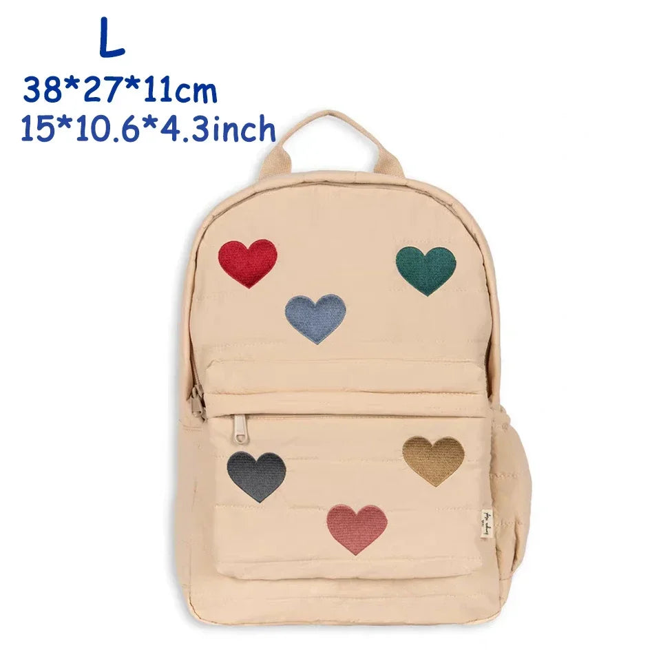 KS Brand Mommy Bag Travel Children Kid Cherry Backpack Primary Schoolbag Baby Waterproof Print Kindergarten Bags Boys Girls Gift