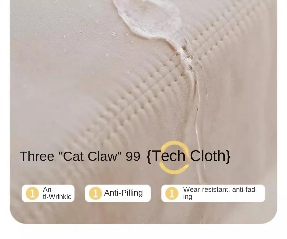 X&D Cream Style Lamb Fleece Leisure Folding Sofa Bed Fold Dual Use Single Small Unit Living Room Balcony Leisure Sofa Lazy Sofa