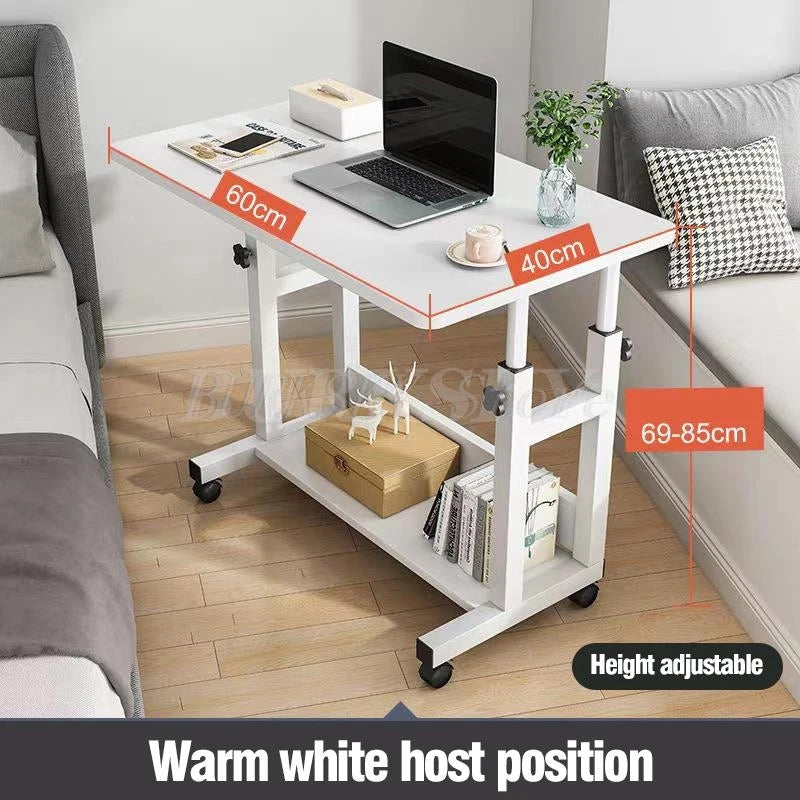 Simple Laptop Desk Lazy Bed Desk Learning Simple Small Table Learning Table Movable Bedside Adjustable Portable Laptop table
