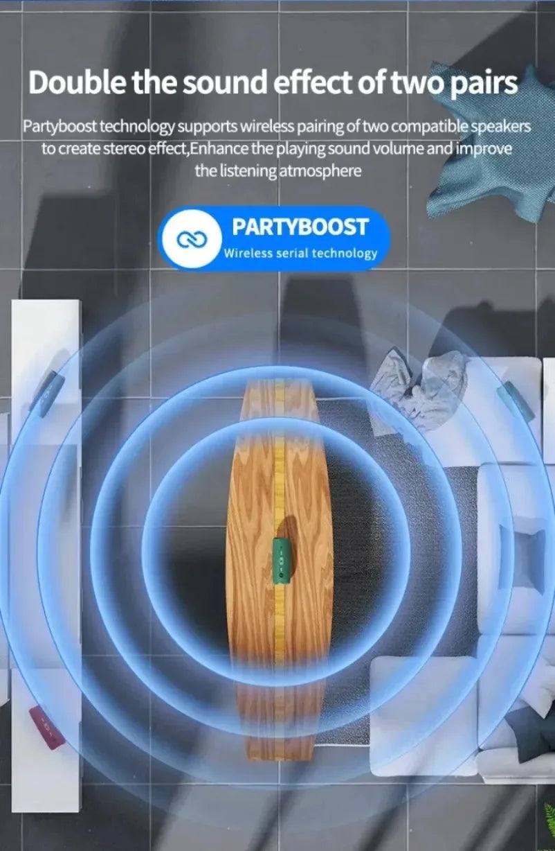 New Portable Flip6 Bluetooth Audio Multi-FunctionTWS Audio Caixa De Som Outdoor Subwoofer Wireless Home Theater Dual Speaker