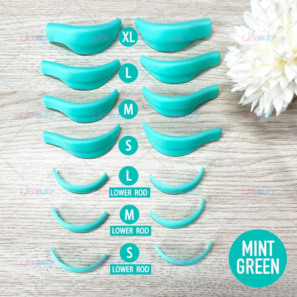 Libeauty 7 Paris Reusable Lash Lift Shield Pad Eeyelash Curling Iron Silicone Eyelashe Curler Accessories Applicator Makeup Tool