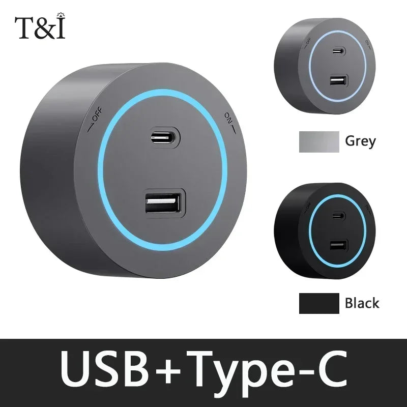 Track Socket Wall Power Rail Movable Sockets High End Home Appliance Power 8000W EU US UK Standard USB Type c Ports ﻿ 40cm 50cm
