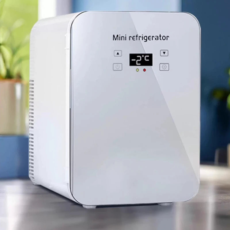 ‌Dual-Core Cooling Car Refrigerator Portable Fridge Home 35dB Low-Noise Breast Milk Chiller Office Solution w/Layered Storage