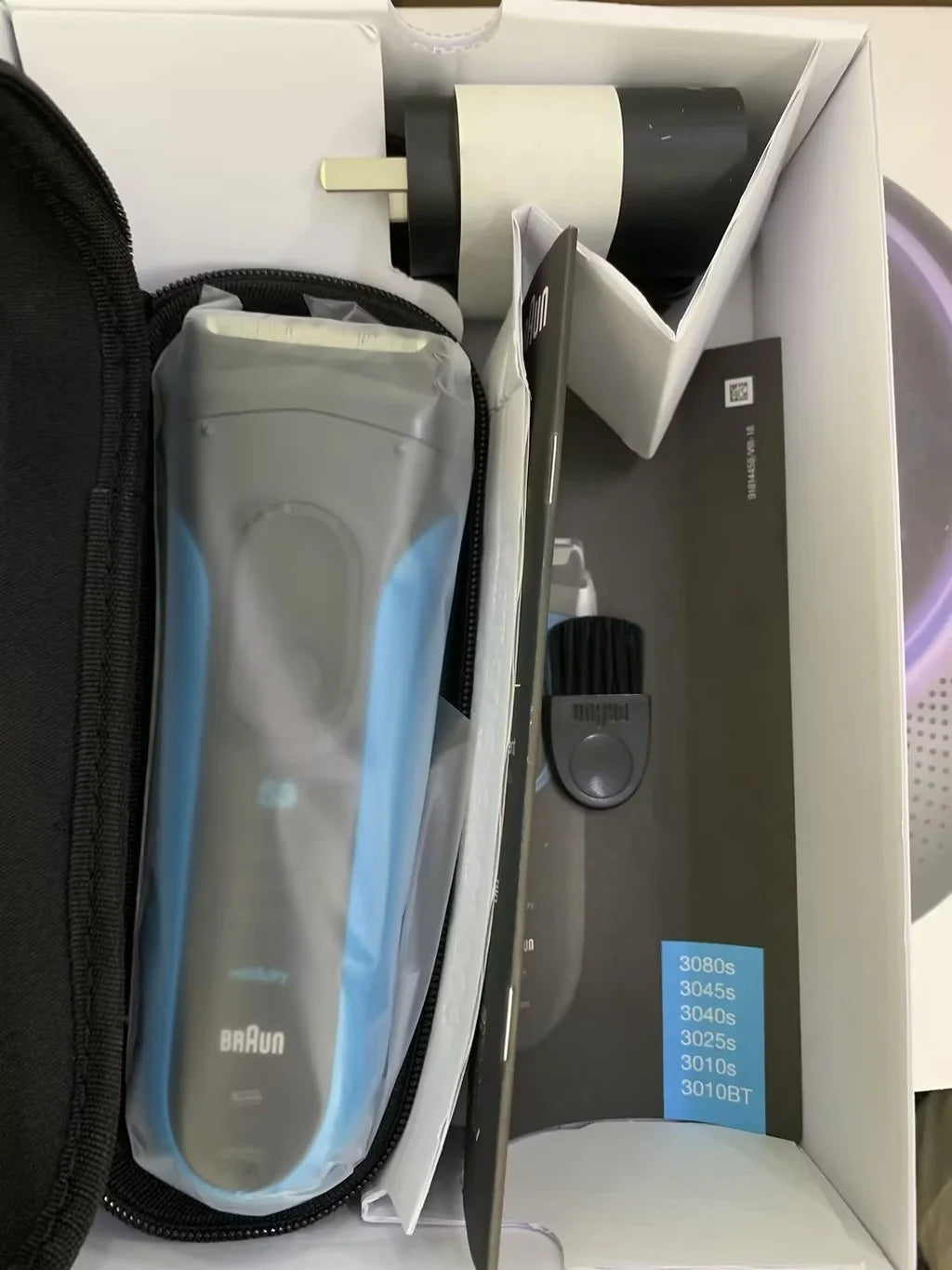 Braun Electric Shaver 3 Series ProSkin 3040S 3010S Reciprocating Shaver For Men Shaving Machine With Trimmer 100-240v