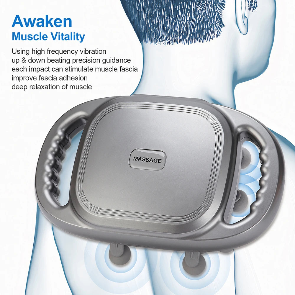 22-Head Fascia Gun High Frequency Vibration Body Massage Gun Back Massager Waist Massager Neck Shoulder Thigh Fascia masajeador
