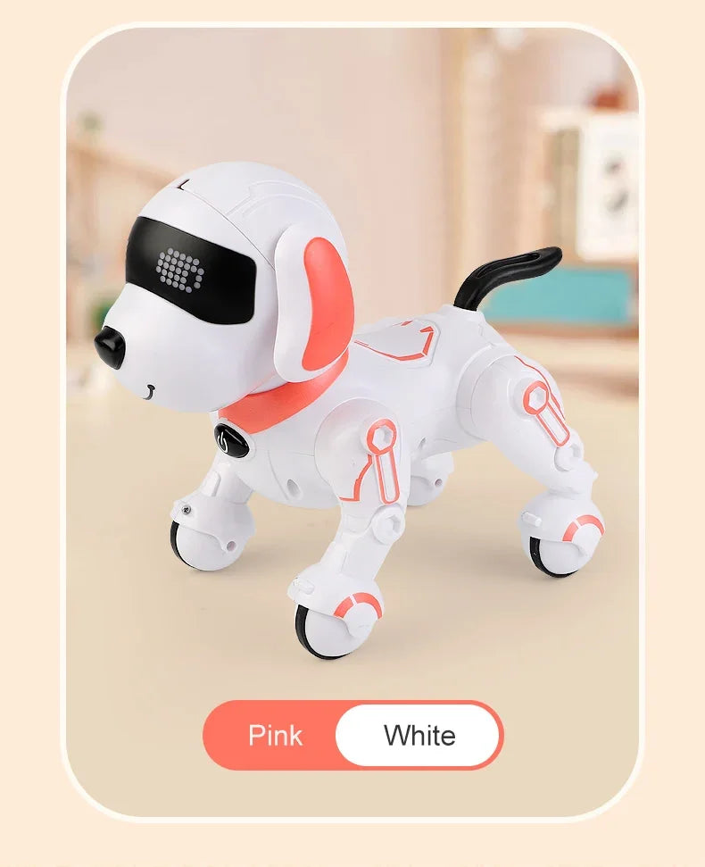 RC Robot Dog Electronic Stunt Pet Interactive Touch Programmable Smart Walking Dancing Kids Birthday Gift for Kids Boys Girls