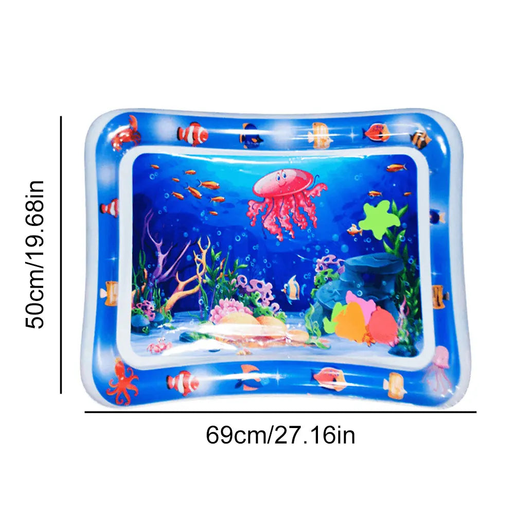 Baby Water Play Mat Inflatable Toys Children's Mat Kids Thicken PVC Playmat Toddler Activity Play Center Water Mat for Babies