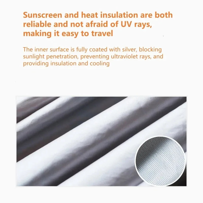 Outdoor 2-in-1 sunshade double-person anti-rollover mosquito-proof hammock, camping quick-opening hammock, with storage hammock