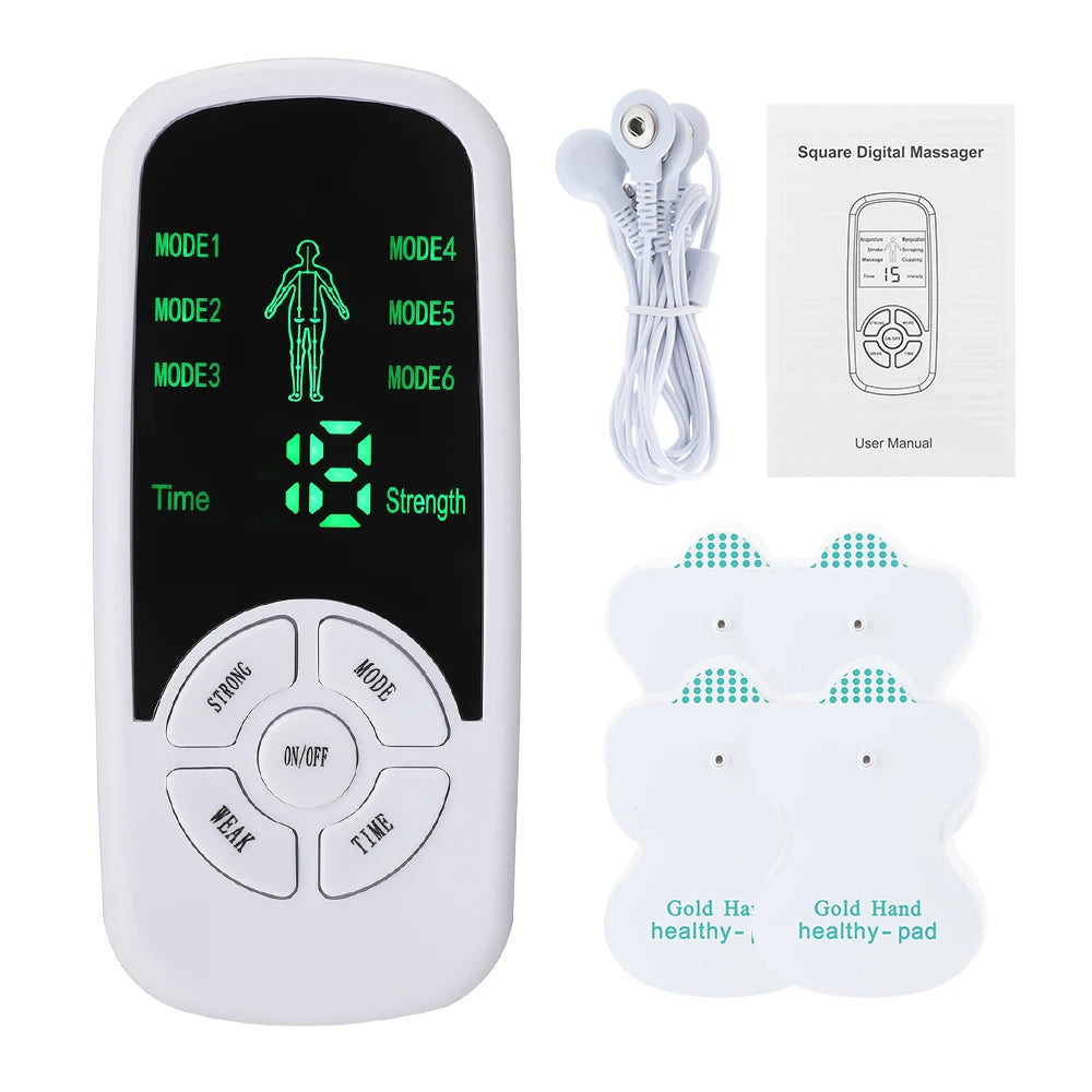 New Upgrade 36 Modes Tens Muscle Stimulator EMS Full Body Massaging Patches Back Waist Knee Digital Tool Muscle Relax Massager