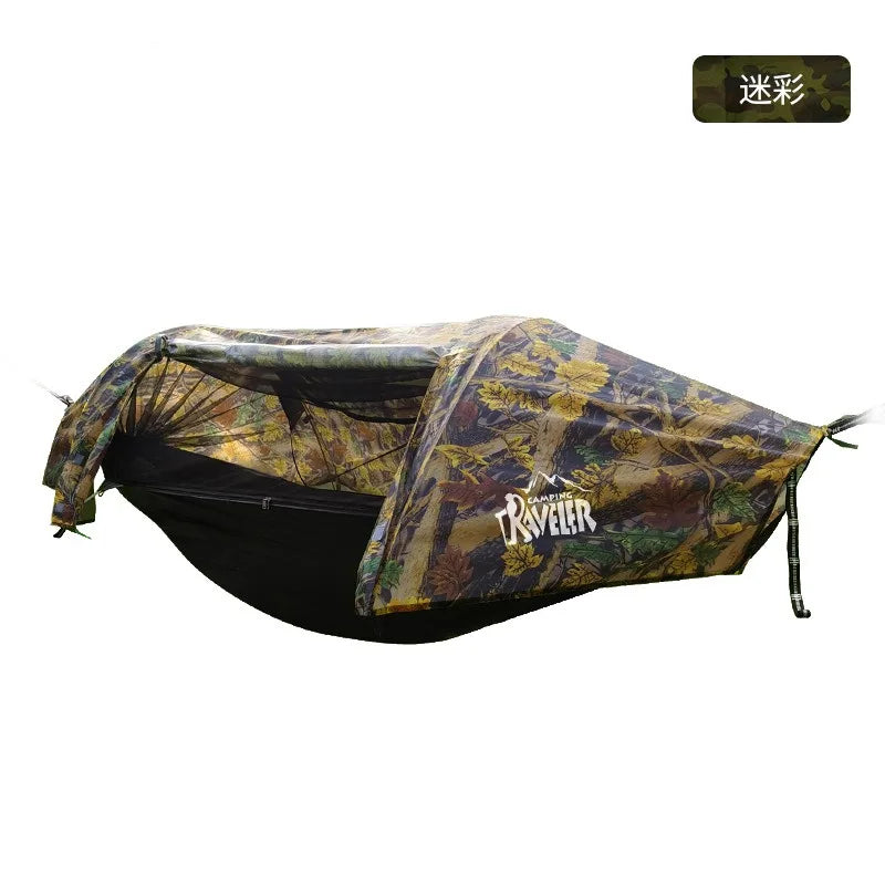 Travel Mosquito Net Hammock, Waterproof, Outdoor Camping, Hiking, Integrated Tent