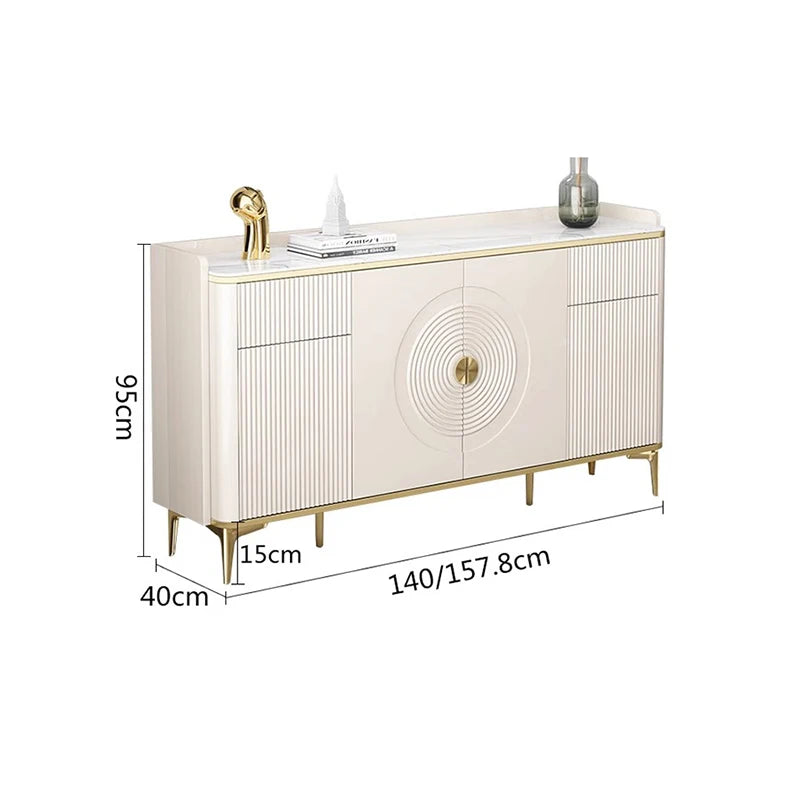 Large Household Living Room Cabinets European Metal Legs Glam Luxury Living Room Cabinets Nordic Modern Szafka Vintage Furniture