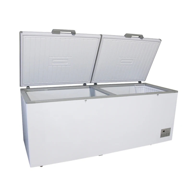 Commercial Top Opening Glass Door Fridge Kitchen Equipment Deep Freezer Refrigerator 2025